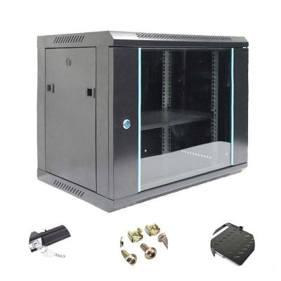 China Data Center Server Rack High Efficiency Wall Network Rack 19inch 9U Safe Soundproof Server Rack for sale