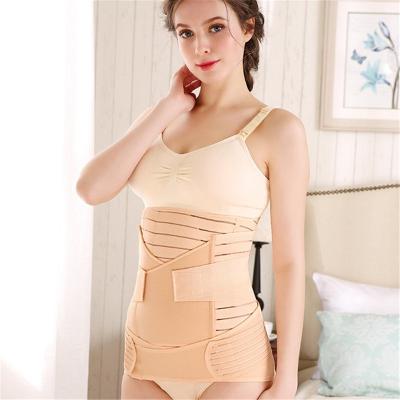 China Antibacterial High Quality 3 in 1 Set Slimming Postpartum Belt Recovery Belt Maternity Abdominal Support for sale