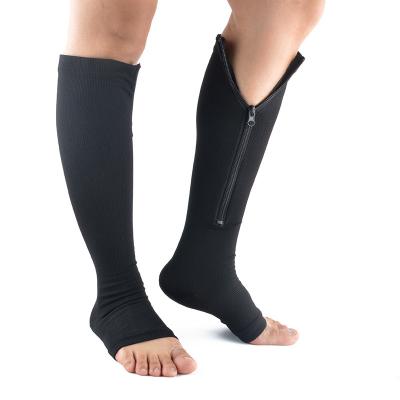 China Breathable Wholesale Compression Stockings For Compression Stockings With Zipper Pressure Circulation Socks for sale