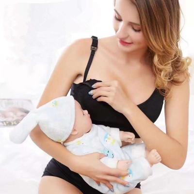 China Factory Direct Sales Antibacterial Seamless Comfortable Breathable Breast Feed Sleep Care Bra Maternity Feeding Bra for sale