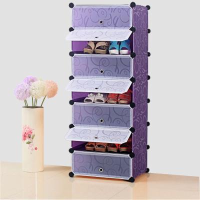 China Behind Doors/On Walls Living room furniture shoe cabinet  plastic shoe rack thin organiser cabinet storage floating attached to wall for sale