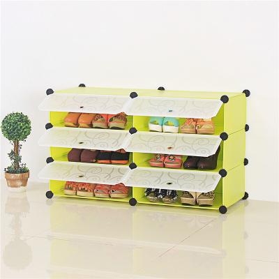 China Behind Doors/On Walls Fashionable Organization 2 Rows 3 Layers Kids Shoe Racks Storage Cabinet With Clothes for sale