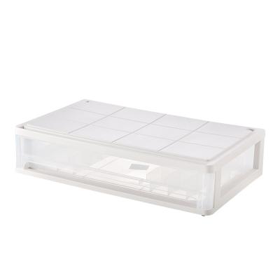 China Stocked Storage Boxes for Clothes Washable and Simple Style Transparent Organizer Suitable for Bedroom Can Store Socks Underwear Panties for sale