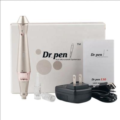 China Professional Dr. Pen Ultima E30 Derma Pen Wireless Electric Mircroneedling Pen Anti-Puffiness Mesotherapy Tatoo Machine for sale