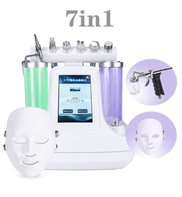 China Whitening Small Bubble Water Oxygen Multifunction Beauty Equipment Commercial Use 7-In-1 Beauty Equipment for sale