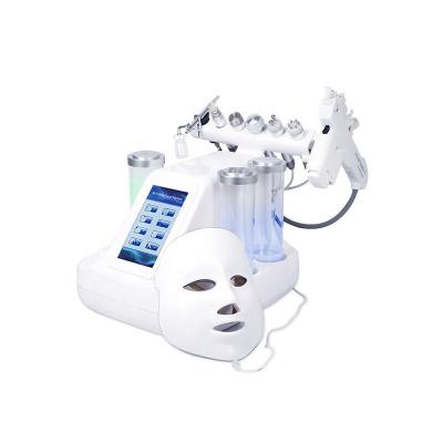 China Small Bubble 8 in1 Oxygen Jet Facial Machine Multifunction Skin Whitening Beauty Equipment for sale