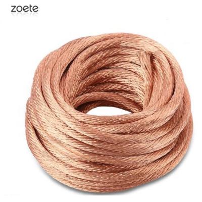 China T2 pure copper made pure copper braided belt for sale