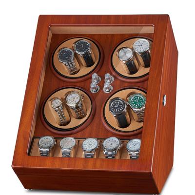 China Super Quiet Motor Automatic Watch Winder, Integrated Watch Winder Box LED Illumination, Wooden Shell Piano Paint and Extremely Quiet Mabuchi Motor for sale