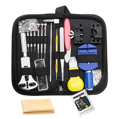 China Durable Customized Watch Repairing Tools Bag 147 Pcs Multifunctional Nylon High Quality Watch Repair Tool Kit for sale