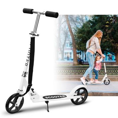 China Youth Male And Female Student Aluminum Alloy Folding Scooter Adult Big Wheels for sale