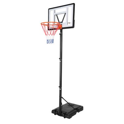 China Transparent PVC backboard basketball stand suitable for teenagers with No7 adjustable ball hoop basketball hoop basketba 210-305cm for sale