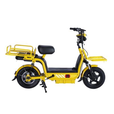 China BYUEBIKE Steel Take-Away Electric Bicycle 400W Food Delivery High Power Lithium Battery Elect for sale