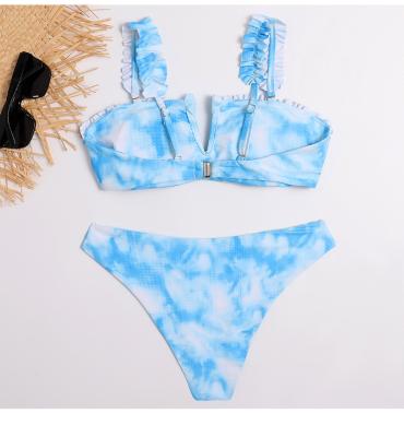 China 2022 Breathable New Fashion Swimwear Beach Wear Bikini Set Women 2 Piece Swimsuit for sale