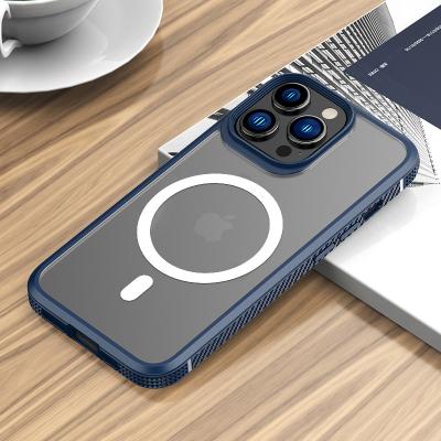 China Shockproof Original New Design Anti-drop Magnetic Mobile Phone Case For Iphone 13 Pro Max/13 Pro/13 Cover Device Matte Back Shell for sale