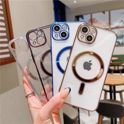 China 2022 shockproof for iphone 13 pro max logo hole silicone plating tpu case for iphone 13 case electroplating for sale