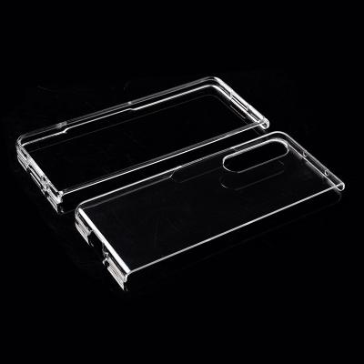 China Shockproof Phone Case For Samsung galaxy z fold 3 clear transparent protector case cover z fold3 case for sale