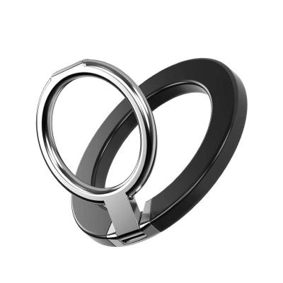 China Adjustable fit removable metal magafe finger grip holder magsaf cell phone magnetic ring holder for iphone 12 13pro max for sale