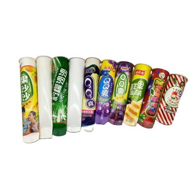 China Disposable Frozen Calippo Ice Cream Squeeze Tube Ice Cream Popsicle Tube Frozen Aluminum Foil Calippo de copo de tubo de aperto for sale