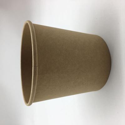 China Disposable Customized Paper Soup Barrels With Lids Hot Brown Packaging Paper Soup Bowl Disposable Paper Cup for sale