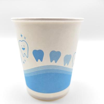 China Disposable 5OZ Customized Logo Paper Cups Colorful Hot Drink Coffee Paper Cups for sale