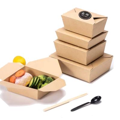 China Custom Printed 1500ml Food Disposable Take Out Recyclable Paper Bowl Paper Bowl Food Packaging Standard Paper Box for sale