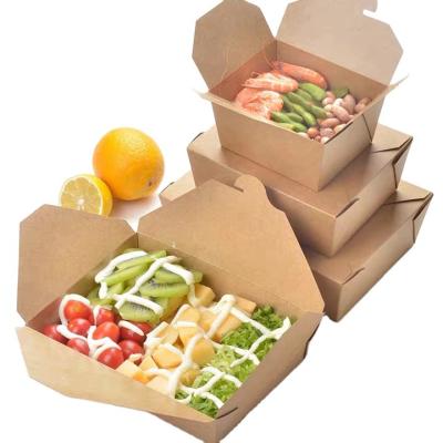 China 1000ml Disposable Modern Paper Potato Fast Food Paper Fry Boxes Disposable Lunch Boxes Food Take Out Container for sale