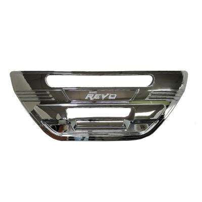 China PRE-ATTACHED WITH 3M SELF-ADHESIVE Glossy Chrome/Dumb Black ABS Kits Complete Rear Door Bowl for sale