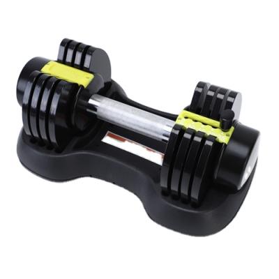 China Gym Home Fitness Use Adjustable Dumbbell 25lbs Adjustable Dumbbell Set Smart Adjustable Dumbbell for sale