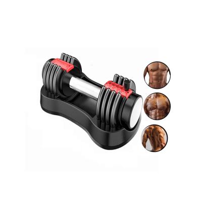 China 25LBS 11KG Dumbbell Competitive Price Black Dumbbell Factory Price for sale