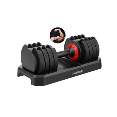 China Universal Quick Adjustable Dumbbells Men's Weight 20KG45LB Pure Steel Fitness Equipment Ladies Dumbbell for sale