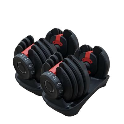 China Universal Gym Dumbbell Set Wholesale Adjustable Fitness 20kg 24kg 32kg 40kg Weightlifting Dumbbell for sale