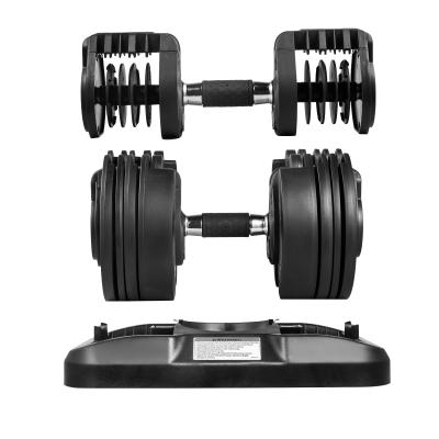 China Commercial Free Lifting 40kg 90lb Weight Workout Commercial Workout Gym Use Adjustable Dumbbell for sale