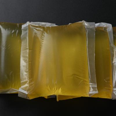 China Druckempfindlicher abwerfbarer Kleber gelbes 4253-34-3 für Plastikkurier Bag zu verkaufen