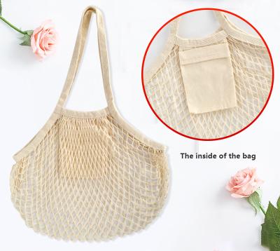 China Reusable Eco Friendly Organic Grocery Tote Mesh Net Bag Cotton Twine for sale