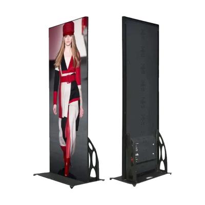 China Indoor Floor K2.5 Mirror Screen Digital Signage Led Display Poster Led Display Standing Led Display Led Poster Led Screen for sale