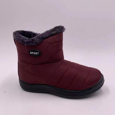 China 2022 New Umbrella Boots Lightweight Fabric Material Snow Zipper Women's Boots Lightweight But Warm for sale