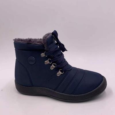 China 2022 New Light Weight Umbrella Cloth Material Blue Snow Boots Warm And Anti-skid Classic Women's Boots for sale