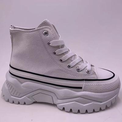 China Canvas Summer Light Classic Spring PVC Student Women Canvas Lightweight High Quality Thick Bottom Sneaker Sports Shoes for sale