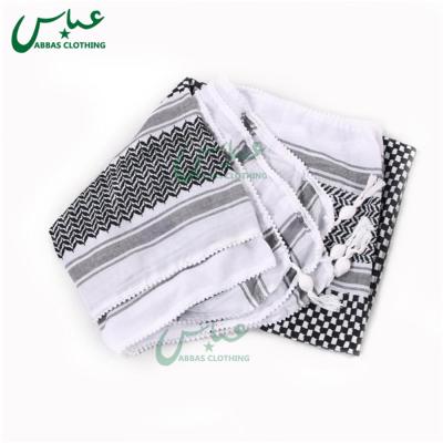 China Y076 Square Scarf Hot Sale With White Scarf Mens Black Tassel Ball Wholesale Scarves for sale