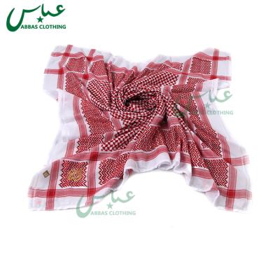 China High Quality Square Scarf Gold / Yellow Logo Scarf For Men's Palestinian Shemagh Scarf for sale