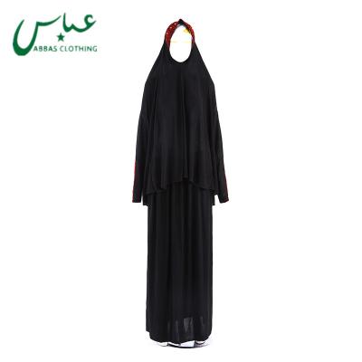 China Dubai model 2021 factory direct hand making sell china fashion red muslim prayer dress for sale