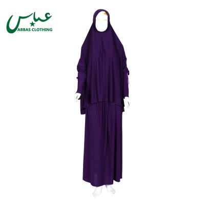 China New Arrival Solid Color Abaya Dubai Prayer Dress Muslim Islamic Fashion Casual Women Modest Clothing for sale