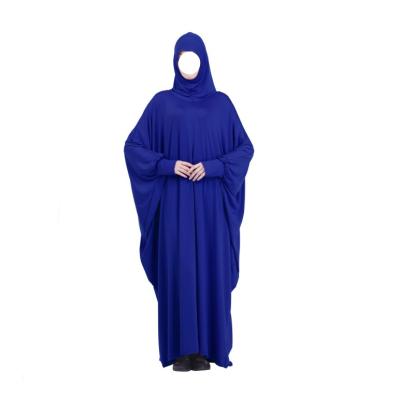 China Fashion Muslim Casual Solid Women Abaya Dubai Muslim Clothing New Arrival One Piece Prayer Dress for sale