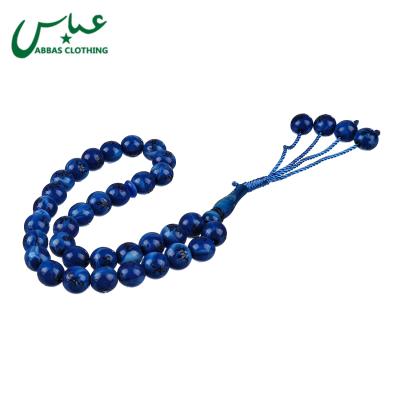 China Wholesale 11mm Religious Fashion Rosary Beads Tesbih Bead With Allah Rosary Pendant Muslim Gift For Islamic Prayer Beads for sale