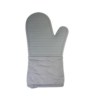 China 100% Customized BBQ Glove Oven Glove Grill BBQ Glove Customized Waffle Cotton BBQ Plain Heat Resistant Gloves for Cooking Baking for sale