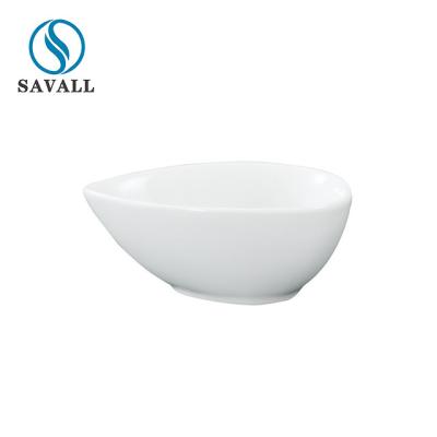 Cina Graffio di forma irregolare di Oven Safe Porcelain Snack Bowls resistente in vendita