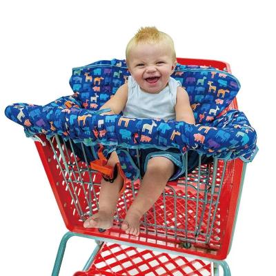 China New Design Durable Foldable 2 in 1 Trolley Cover Umpire Chair Shopping Cover for Kids Baby Comfortable Shopping Cart Cover for sale