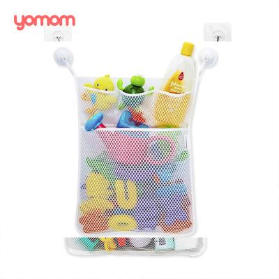 China New Trend Multifunctional Mesh Bag Mesh Storage Organizer Bath Toy Organizer Multi Function Baby Shower Toys Bathtub Net Bag for sale