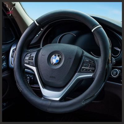 China Leather Micro Car Fiber Accessories Steering Wheel Cover for sale