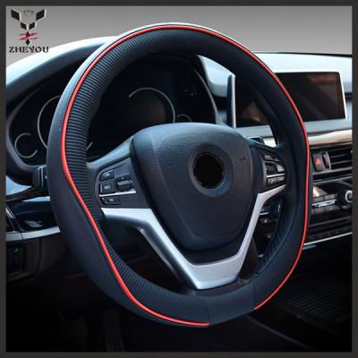 China Universal Wholesale Leather Car Wheel Cover Steering Cover for Man and Woman for sale